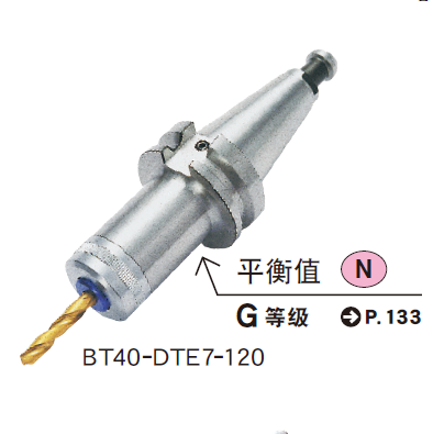 廣州超彈性筒夾刀柄E型(DTE)